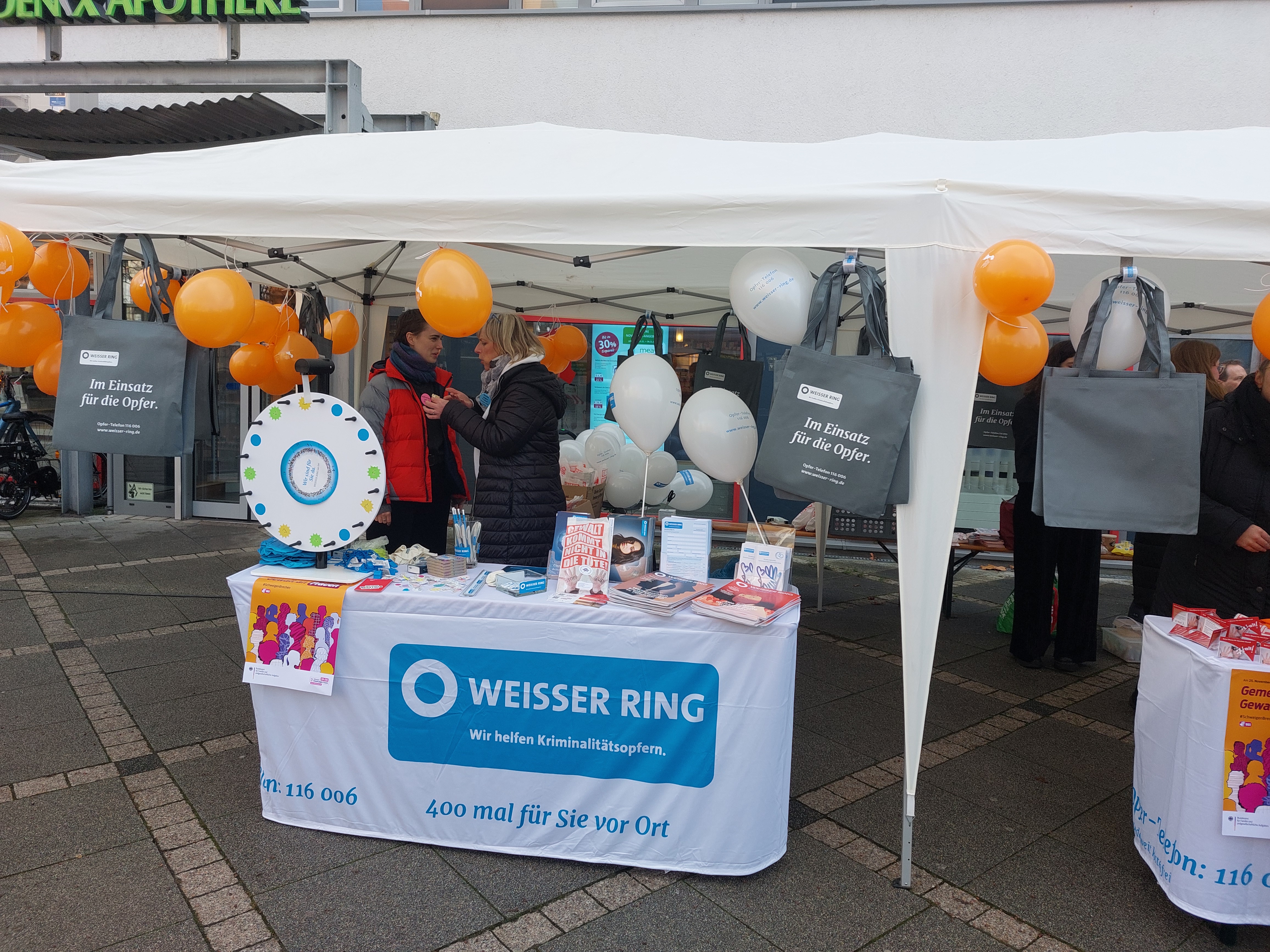WEISSER RING Stand am 25.11.2025